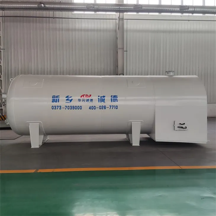 Horizontal Industrial Stainless Steel Lng Marine Fuel Tank